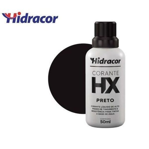 CORANTE LIQUIDO PRETO 50ML HIDRACOR
