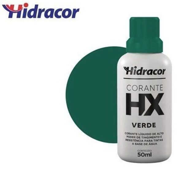 CORANTE LIQUIDO VERDE 50ML HIDRACOR
