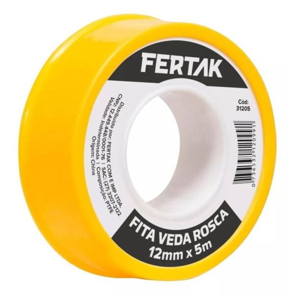 FITA VEDA ROSCA 12 MM X 10 M FERTAK
