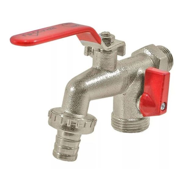 TORNEIRA ESF P/ TANQ E MAQ 1/2 E 3/4 FERTAK