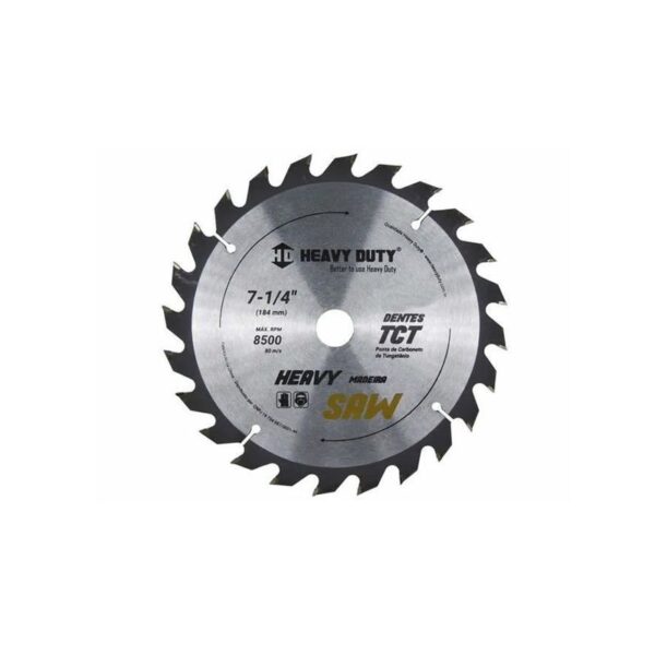 DISCO SERRA VIDEA 7.1/4 X 24 DENTES HEAVY DUTY
