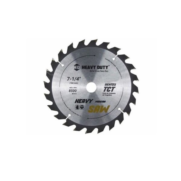 DISCO SERRA VIDEA 7.1/4 X 36 DENTES HEAVY DUTY
