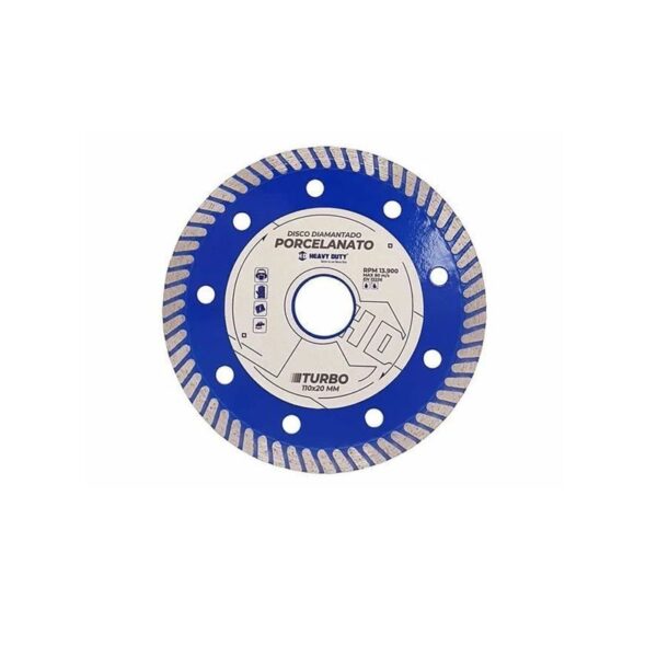 DISCO DIAMANTADO 110X20 PORCELANATO TURBO HEAVY DUTY