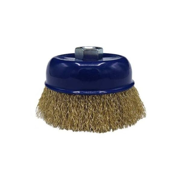 ESCOVA COPO ONDULADA 3" - M14 HEAVY DUTY