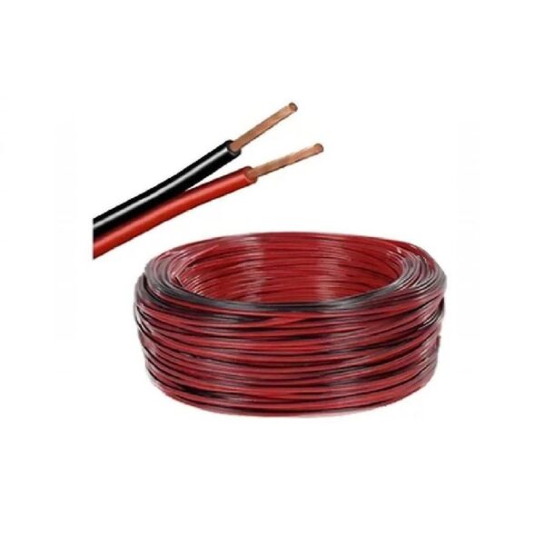 CABO PARALELO PARA SOM 2X18 AWG CRISTAL LARANJA A METRO DNI