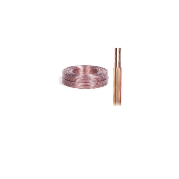 CABO PARALELO P/ SOM 2X12 AWG CRISTAL ROXO A METRO DNI