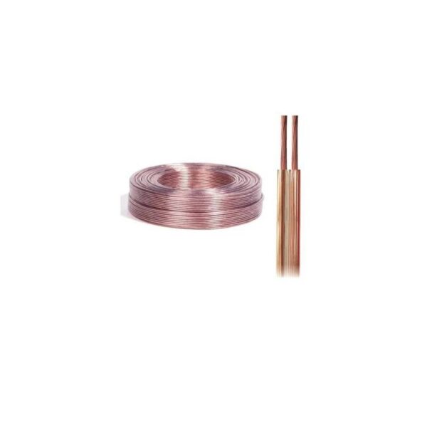 CABO PARALELO P/ SOM 2X14 AWG CRISTAL VERDE A METRO DNI