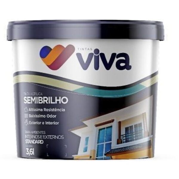 TINTA SEMI BRILHO 3,6L BRANCO NEVE VIVA