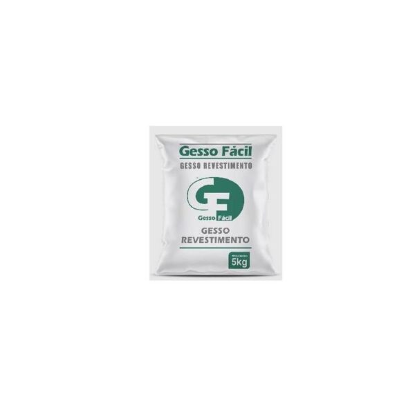 GESSO REVESTIMENTO 5KG GESSO FACIL