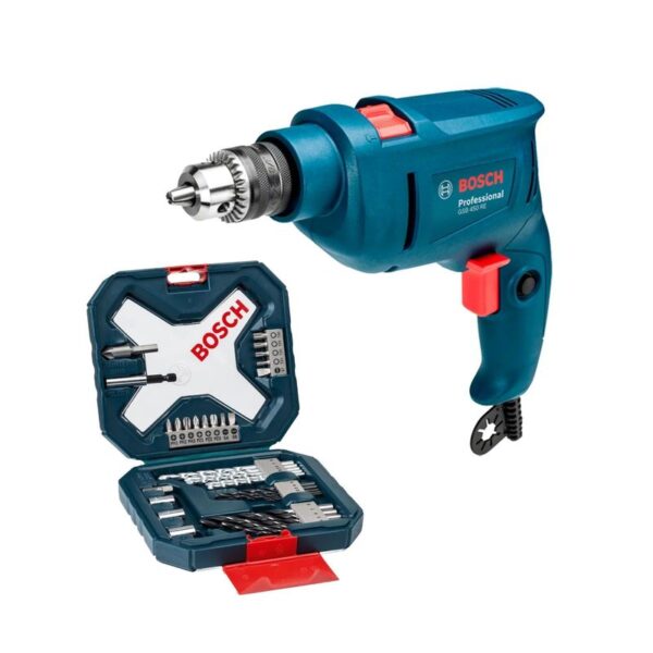 FURADEIRA IMPACTO GSB 450 RE 220V 450W X-LINE 34 PCS BOSCH