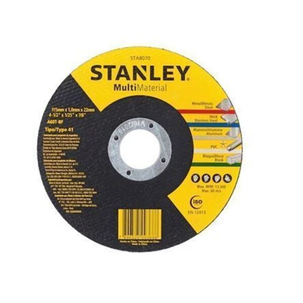 DISCO CORTE MULTI  4 1/2" X 1,0 X 7/8" STANLEY