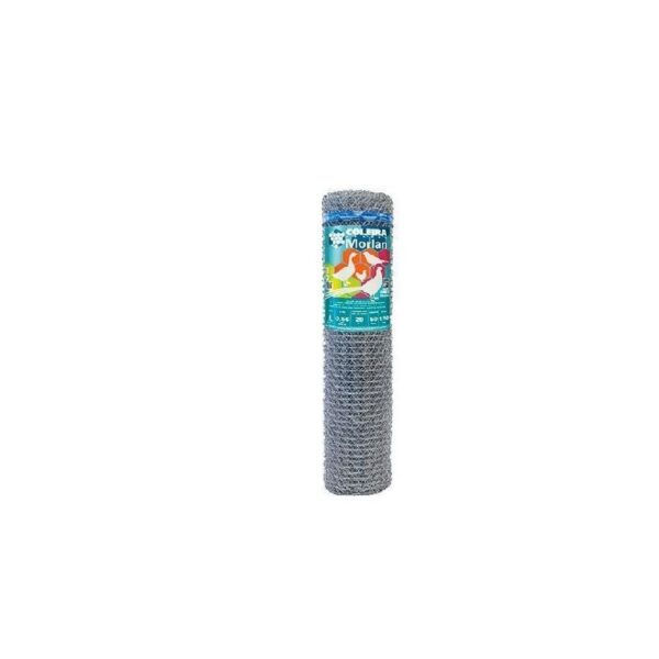 TELA HEX.COL.BRANCA 1 BWG 24X1,50MX50M