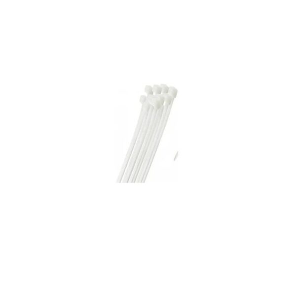 ABRACADEIRA NYLON BRANCA 2,5X140 100 PCS FERTAK