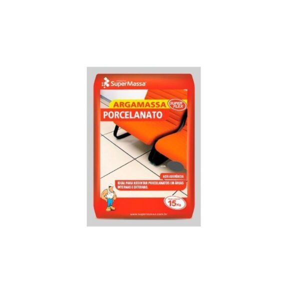 SUPERFLEX PORCELANATO CINZA INT 15KG SUPERMASSA