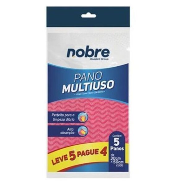 PANO MULTIUSO PAC C/5UND 30CM X 50CM VM NOBRE