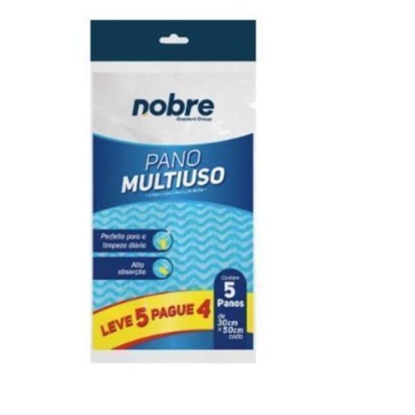 PANO MULTIUSO PAC C/5UND 30CM X 50CM AZ NOBRE