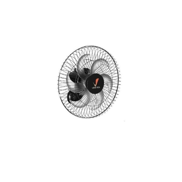 VENTILADOR OSCILANTE PAREDE 50 CM PRETO 60 FIOS VENTURA VENTIDELTA