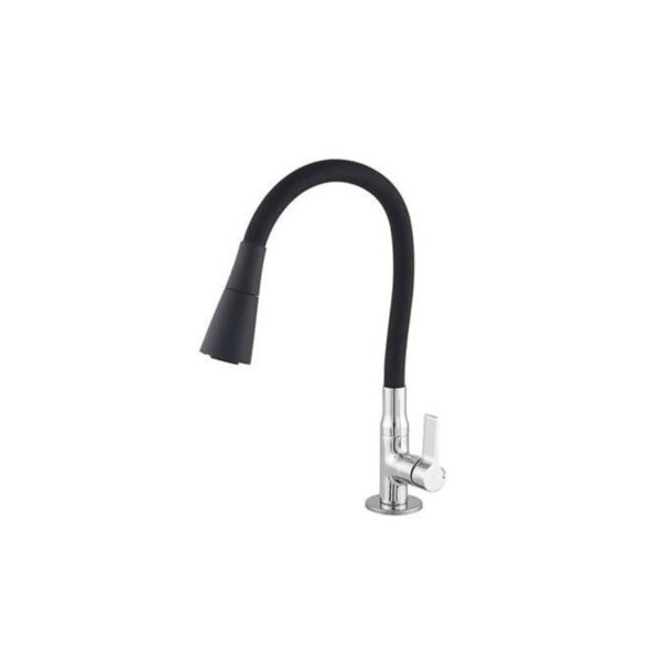 TORNEIRA ABS PIA COZ/MESA COLOR FLEX DUO PRETA C70 1/4 V 1/2 DN15 CR INJET PLAST