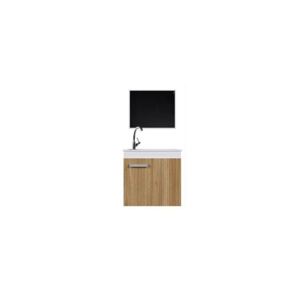 GABINETE COMPLETO BARI 4504 BCO C/ CARVALHO REAL METAIS