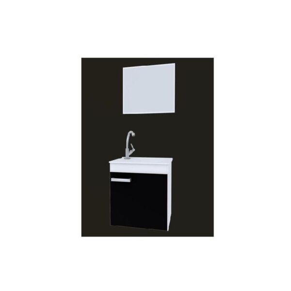 GABINETE COMPLETO BARI 4504 BCO C/PTO REAL METAIS