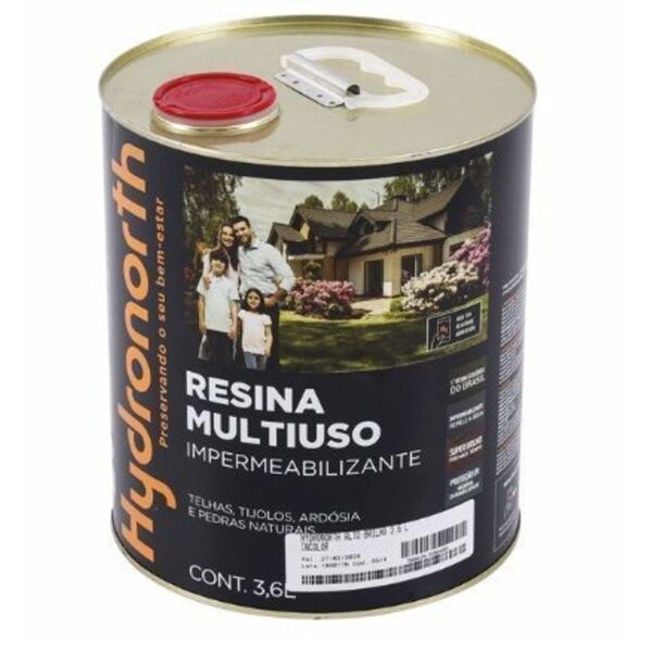 RESINA MULTIUSO SOLVENTE BRILHANTE INCOLOR GALAO 3,6 L HIDRONORTH