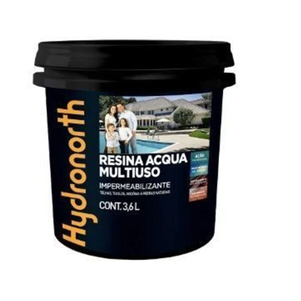 RESINA MULTIUSO ACQUA BRILHANTE INCOLOR GALAO PLASTICO 3,6 L HIDRONORTH