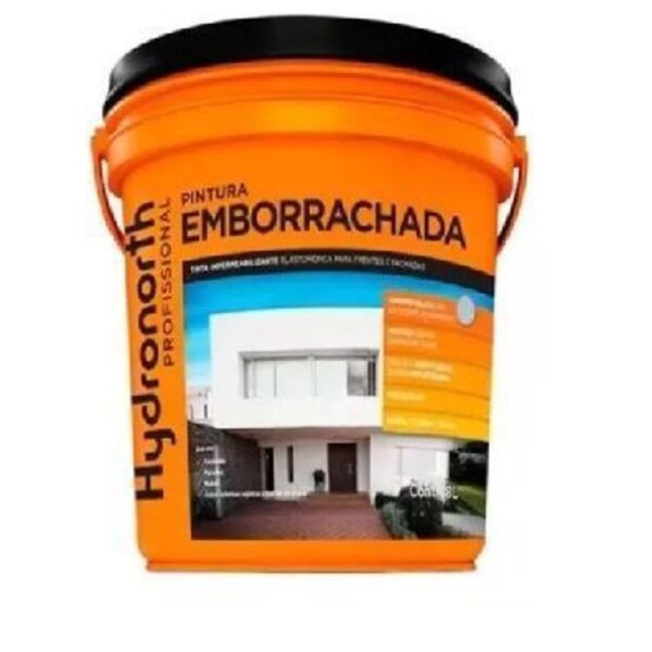 PINTURA EMBORRACHADA FOSCO ELEFANTE BALDE PLASTICO 18 L HIDRONORTH
