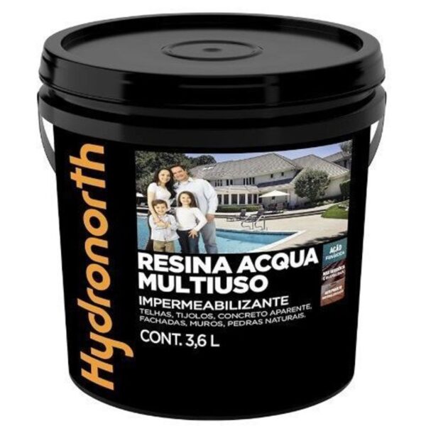 RESINA MULTIUSO ACQUA FOSCA INCOLOR GALAO PLASTICO 3,6 L HIDRONORTH