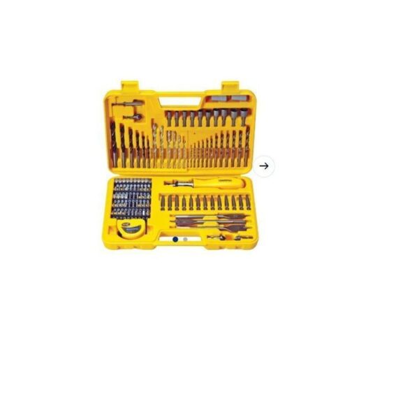 MALETA PLASTICA COM BROCAS E PONTEIRAS TRAMONTINA PARA USO DOMESTICO 110 PECAS