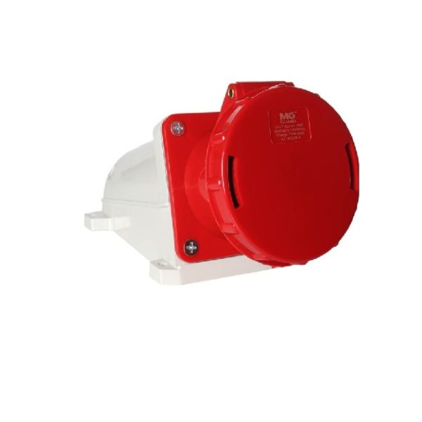 TOMADA IND. FIXA DE SOBREP 16A 5P 380/440V VERM 6H IP44   MARGIRIUS