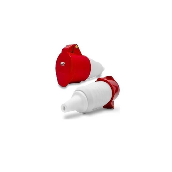 TOMADA IND FIXA DE EMB 63A 4P 380/440V VERM 6H IP67    MARGIRIUS