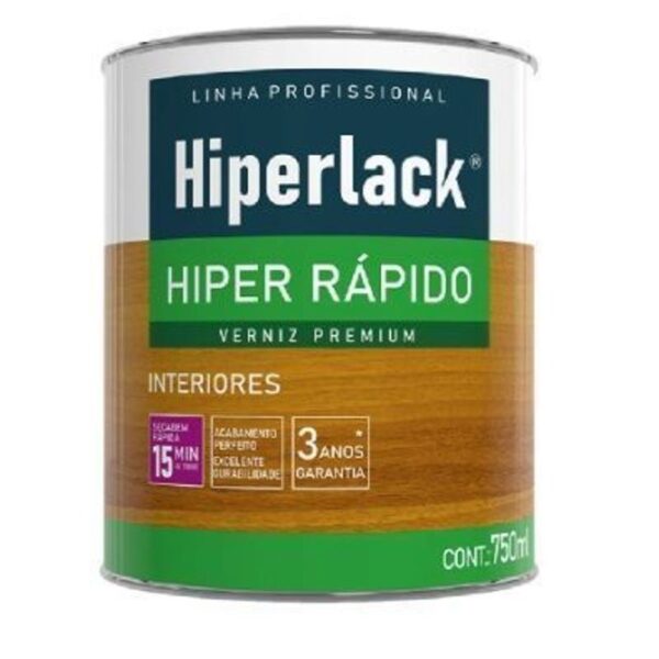 VERNIZ HIPERLACK HIPER RAPIDO IMBUIA 750ML HIPERCOR