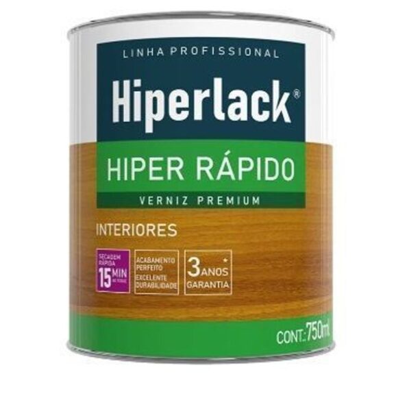 VERNIZ HIPERLACK HIPER RAPIDO MOGNO 750ML HIPERCOR