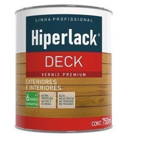 VERNIZ HIPERLACK DECK NATURAL 750ML HIPERCOR