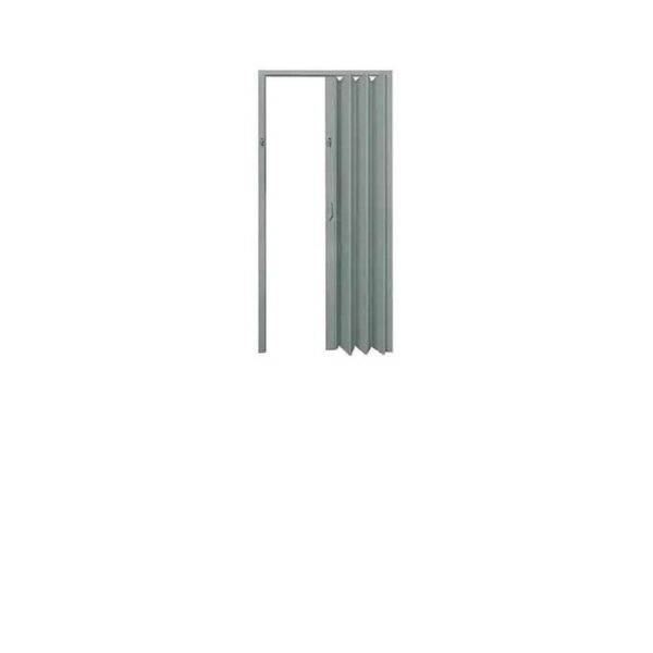 PORTA SANFONADA  C/ KIT CINZA 0,84X2,10 PERFILPLAST