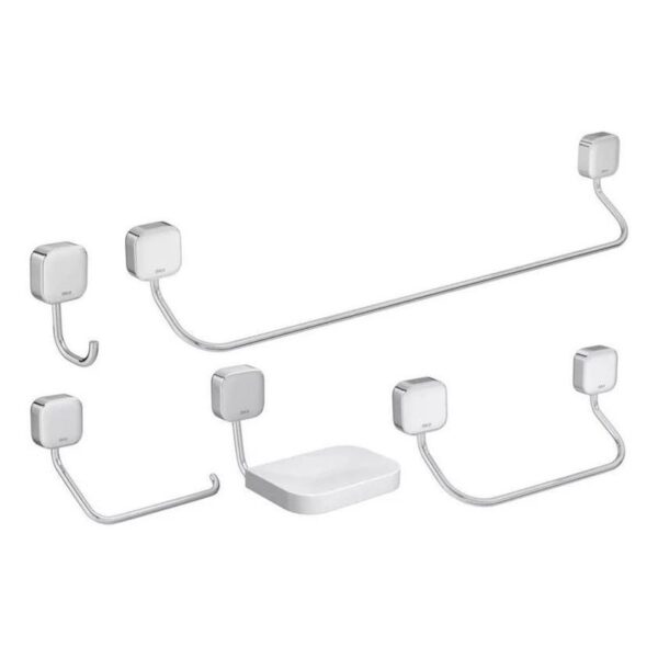 KIT ACESSORIOS 5 PECAS  PIX CROMAD DECA