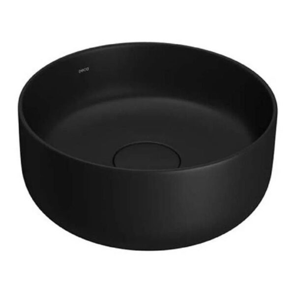 CUBA  APOIO REDONDA 30 CM SLIN EBANO FOSCO DECA