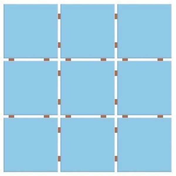 REVESTIMENTO 10X10 FACHADA E PISCINA AZUL PISCINA TLD 30,7X30,7 CERAL