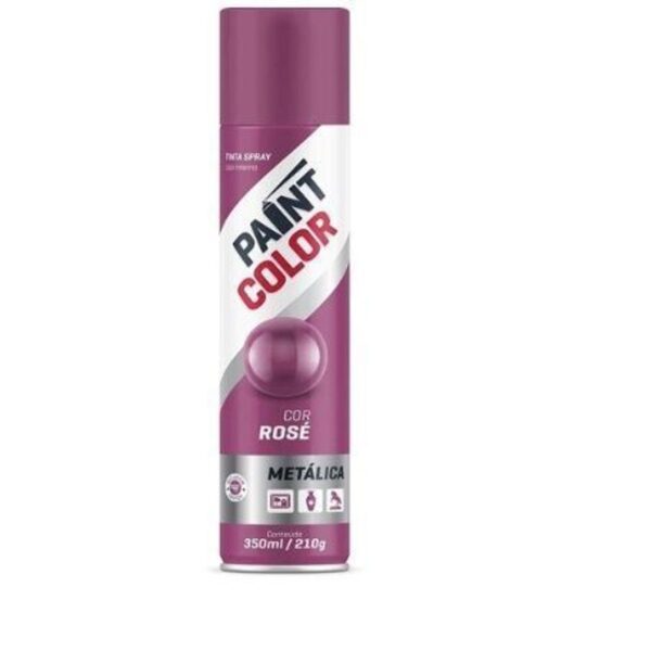 TINTA METALICA ROSE 350ML PAINTCOLOR