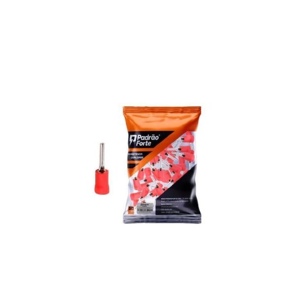 TERM. PRE-ISOL. PINO 1,5-2,5MM 23MM C/025 PADRAO FORTE