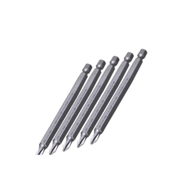 BITS PHILLIPS PH1 CROMO VANADIO 75MM 5PCS MTX