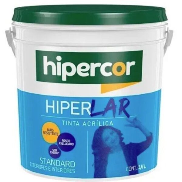 TINTA HIPERLAR ACR STANDARD AZ TURQUESA 3,6L HIPERCOR
