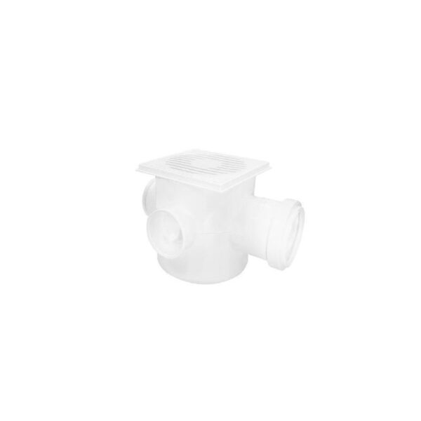 CAIXA SIFONADA QUADRADA CROM DN 100X100X50MM PLASTILIT