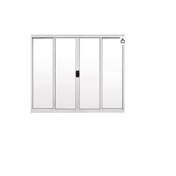 JANELA CORRER HOME BCO 4FLS CAN 2,00X1,00M QUALITY
