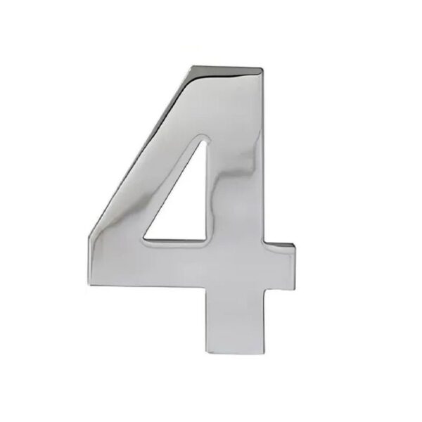 NUMERO RESID 5 CHAPA 150MM INOX  ITALY LINE