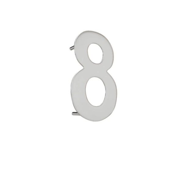 NUMERO RESID 8 CHAPA 200MM INOX- ITALY LINE