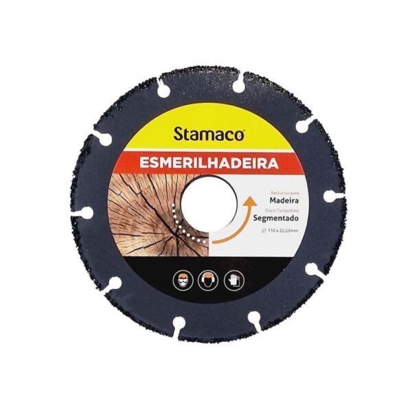 DISCO TUNGSTENIO P/MAD ESMERILHADEIRA 110X22.23MM STAMACO