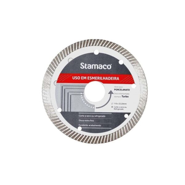DISCO DIAMANT PORCELANATO ESMERILHADEIRA 110X22.23MM STAMACO