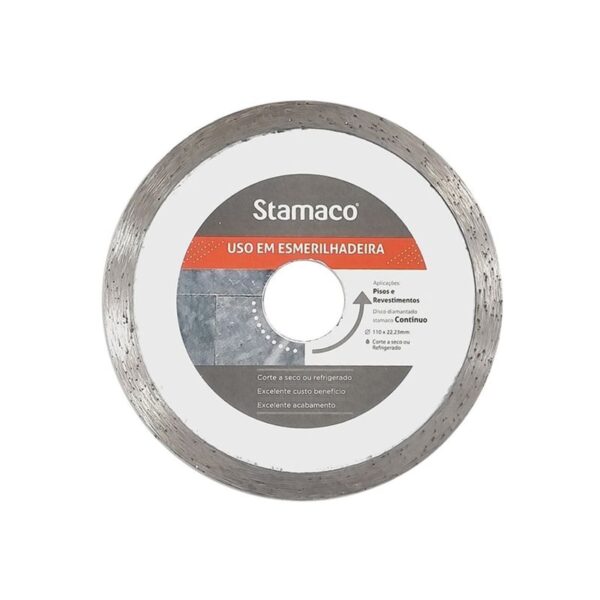 DISCO DIAMANT CONTINUO ESMERILHADEIRA 110X22.23MM STAMACO