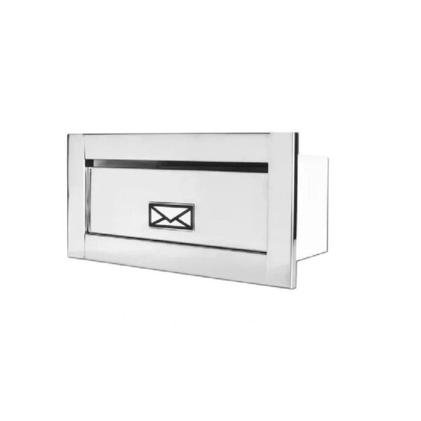 CAIXA CORREIO CARTA LINEAR INOX POLIDO 14 PROF TECHINOX